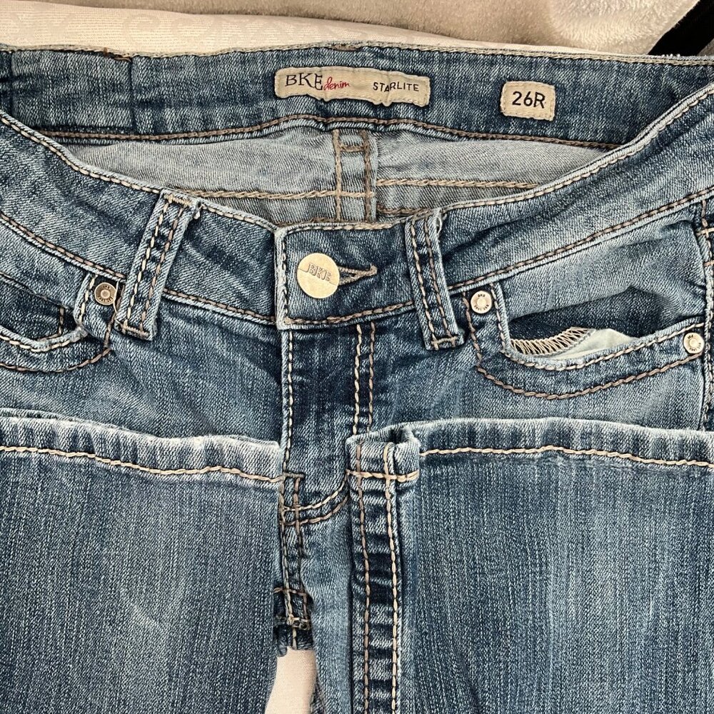 BKE Starlite Women's Blue Denim Jeans Size 26R‎